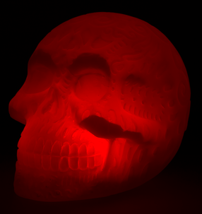 Dødninghode med belysning