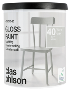 Lackfärg halvblank glans 40, 0,75 liter