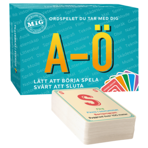 MIG A–Ö frågespel med ord, från 10 år