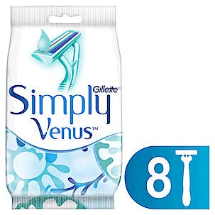 Rakhyvlar Gillette Simply Venus 2, 8-pack