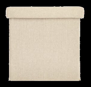 Sittepuff med oppbevaring, natur