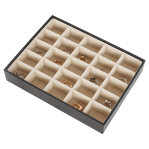 Smyckesbricka, smyckesförvaring herr, stapelbar