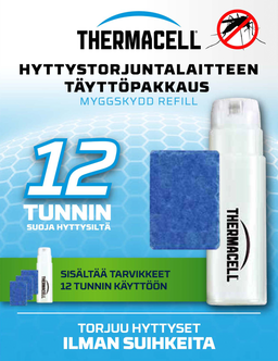 Thermacell Hyttystorjuntalaitteen täyttöpakkaus 1 kpl, 12 h