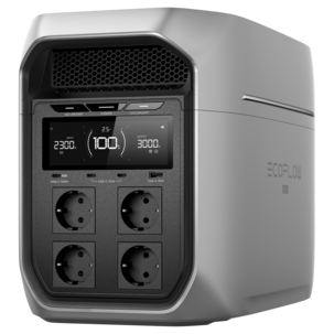 EcoFlow Delta 3 Max bærbar strømstasjon, 2400 W