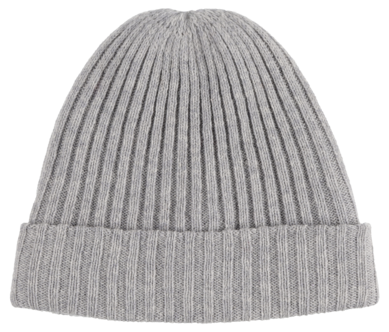 Mössa 100 % ull, One size, grå 