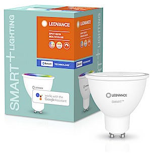 Himmennettävä LED-lamppu, RGB, GU10, Ledvance Smart+