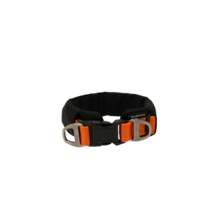 Dogman Emmi polstret hundehalsbånd, oransje, XS–XXL