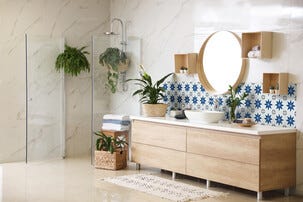 D-C-Fix självhäftande väggplattor 15,25 x 15,25 cm, 6-pack