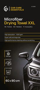 Mikrofiberduk XXL, torkduk bil 60 x 90 cm, 1-pack
