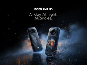 Insta360 X5 Essentials Bundle actionkamera med tillbehör