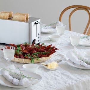 Wilfa Leivänpaahdin 4 leivälle, harjattu teräs, 1400 W