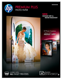 Fotopapper 13x18 cm HP Premium Plus Glossy