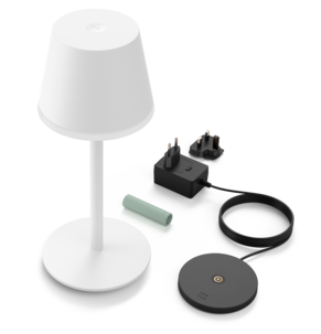 Philips Hue WCA Go Kannettava pöytävalaisin metallia, 35 cm