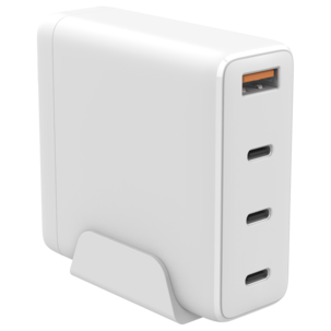 Ladestasjon USB-C/A 4 porter GaN PD, 140 W