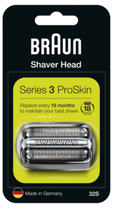 Braun 32S Series 3 Ajopää hopea