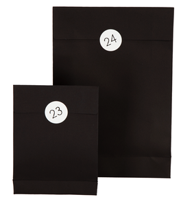 Adventspåsar 24-pack, svart