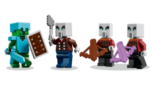 LEGO Minecraft Pahalaisten aavikkopartio 21267, yli 7-vuotiaille