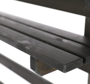 Förvaringslåda med väggpanel och hyllplan, svart 