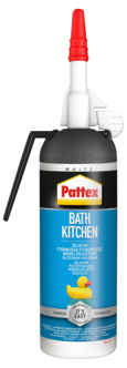 Pattex silikon innendørs, hvit