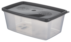 Frysebeger i plast med lokk