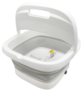 Hopfällbart fotbad med massage, 5 liter