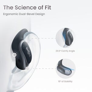 Shokz OpenFit Air open-ear hörlurar, AI brusreducering