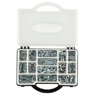 Skruv-, mutter- och bricksats