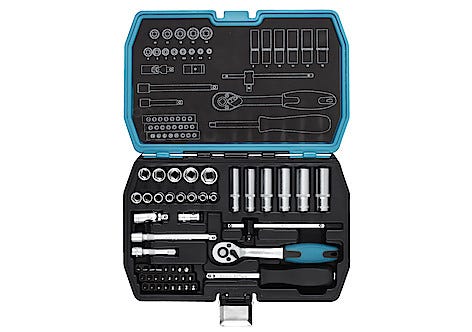 Hylsnyckelsats Cocraft 1/4" 50 delar