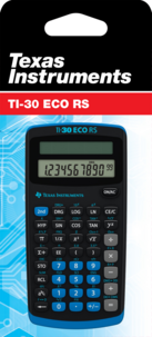 Texas Instruments TI-30 ECO RS kalkulator, solcelle