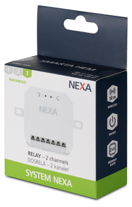 Inbyggnadsmottagare 2-kanals Nexa WMR-3000