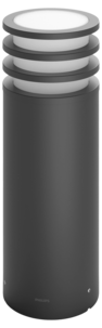 Philips Hue Lucca 17402 utendørs pidestallampe, antrasitt