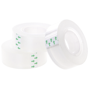 Genomskinlig tejp, kontorstejp 3-pack