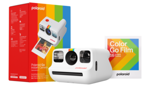 Polaroid Go Gen 2 Kamera, jossa filmipaketti