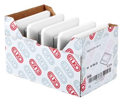 2-vägs infällt vägguttag ELKO RS