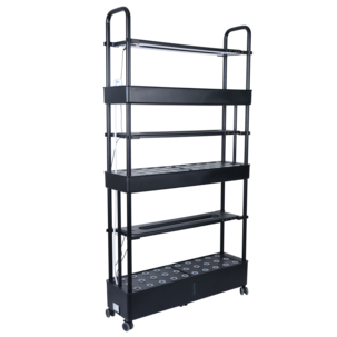 Sett for hydroponisk dyrking med 90 plugger, 3 etasjer