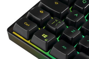 Deltaco DK240 gaming tangentbord 60 procent, svart