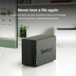 Synology DiskStation DS223 NAS, 2 fack och moln