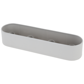 Adventsstake for 4 levende lys, beige, 32 cm