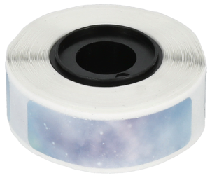 BT D35-etiketter, 12 x 40 mm, stjärnhimmel, 160-pack