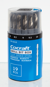 Metallborrar Cocraft 19 delar