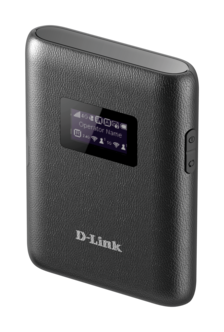 D-link DWR-933 bärbar 4G LTE-router med modem, svart