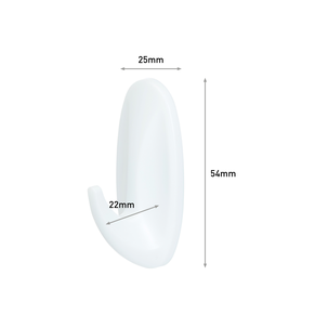 Command selvheftende kroker design, 2-pakning