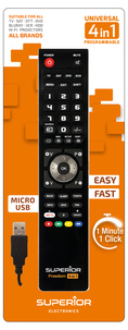 Superior Universal Freedom USB 4 in 1 fjärrkontroll