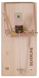 Musfälla i trä 4-pack Silverline 