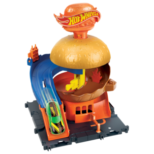 Hot Wheels City Downtown sett, lekebil, fra 4 år