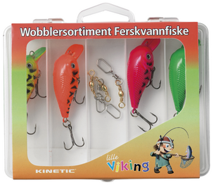 Kinetic Lille Viking, wobblersett 4-pack 