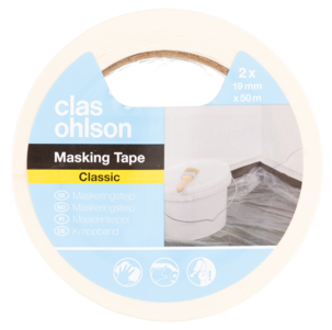 Maskeringstejp 19 mm x 50 m,  2-pack
