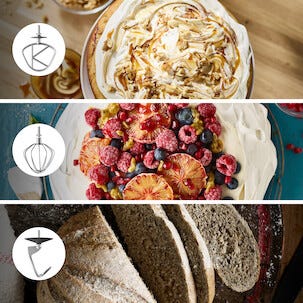 Kenwood Chef kjøkkenmaskin KVC3103W, 1000 W