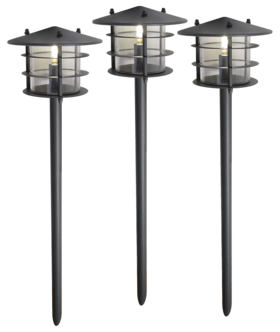 Trädgårdsbelysning Poppy LED 3-pack