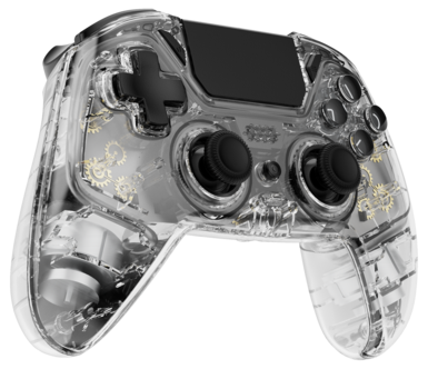 Deltaco kontroll för PS4 och PC, transparent RGB